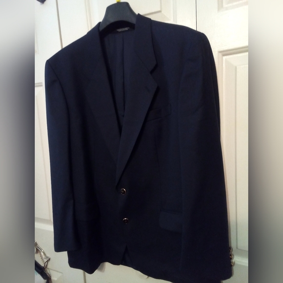 Vitale Barberis Canonico dark blue dinner jacket, wool, 42R, Immaculate! - Picture 4 of 9